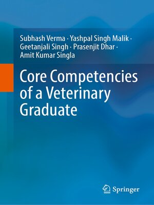 cover image of Core Competencies of a Veterinary Graduate